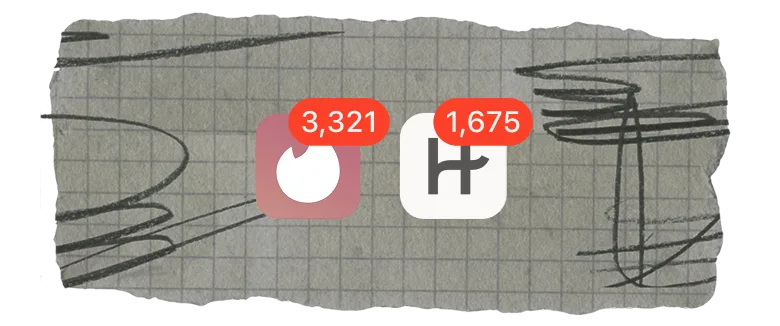 Received thousands of messages from tinder and hinge, that are tiresome and ineffective.
